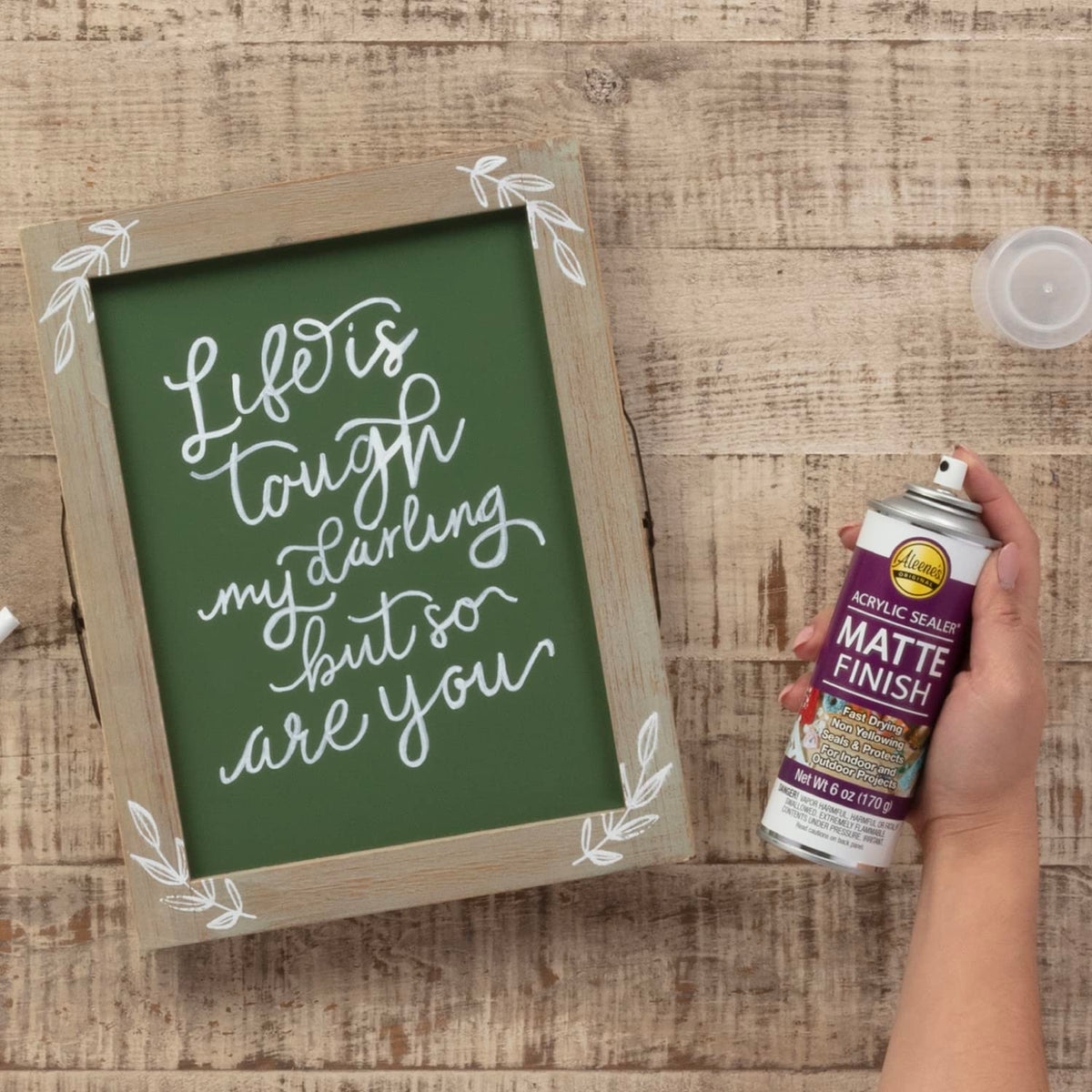 Aleene's acrylic sealer pack with three cans enables versatile indoor/outdoor use