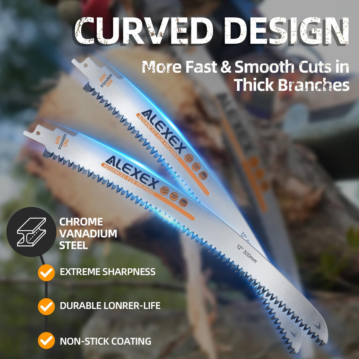 ALEXEX compatible with most reciprocating saws for versatile use