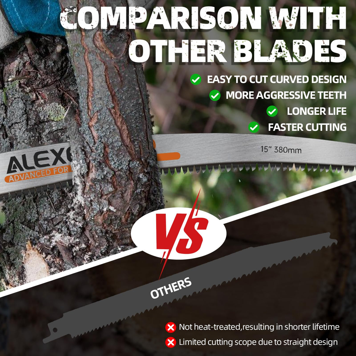 ALEXEX blade compatible with all brands of reciprocating saws