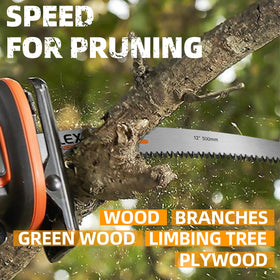 ALEXEX CR-V steel pruning blade emphasizing durability and long life