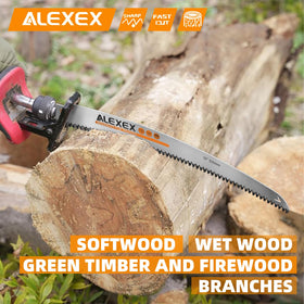 ALEXEX six-pack pruning blades ready for tree care tasks