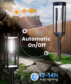 ALFIOT pathway lights glow along your driveway for elegant nights.