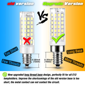 ALIDE E12 LED bulb delivering 800 lumens for bright, efficient lighting