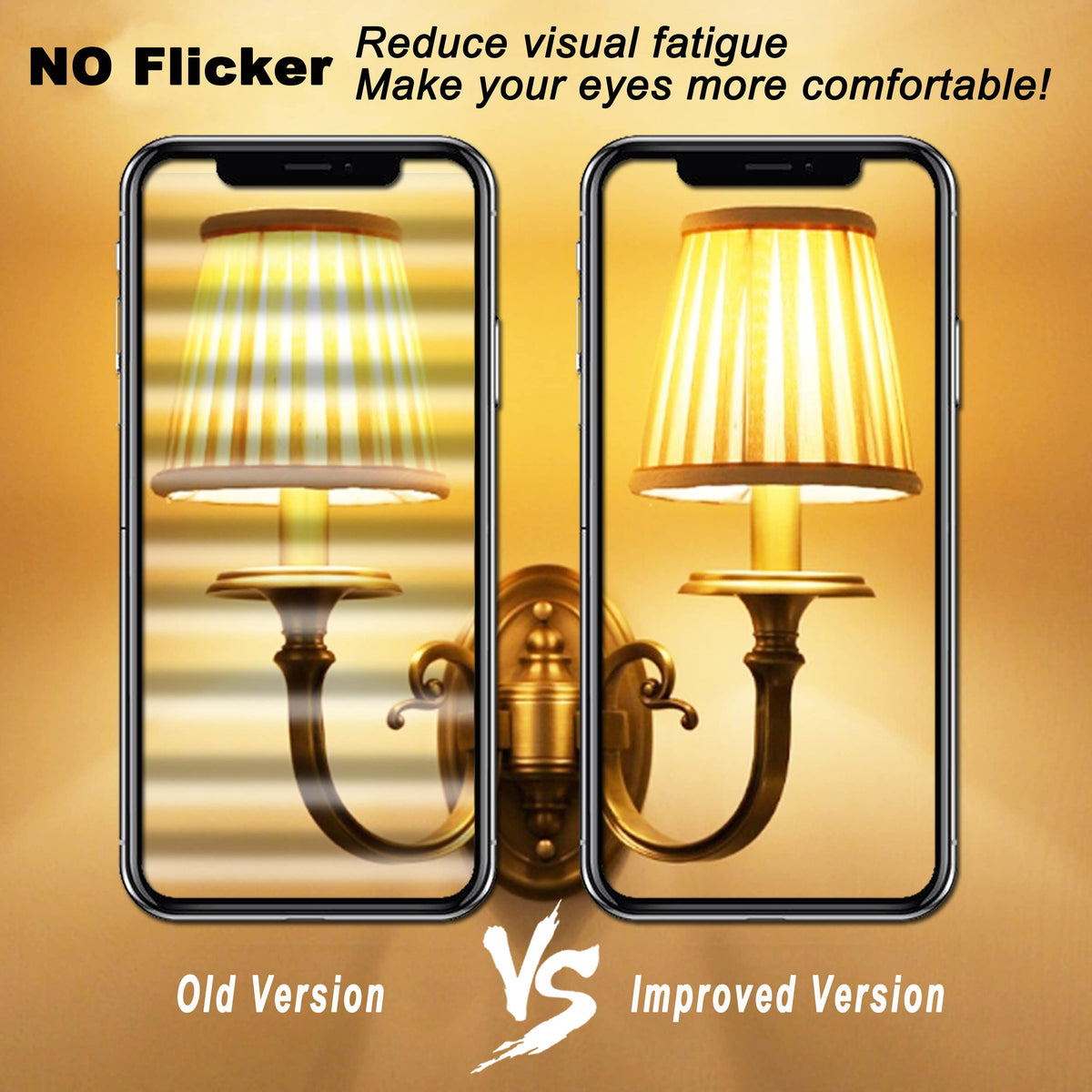 ALIDE E12 LED bulb fits ceiling fans and chandeliers for versatile room lighting.