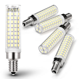 ALIDE E12 LED Candelabra bulb delivering 1200lm at 6000K daylight for bright chandeliers