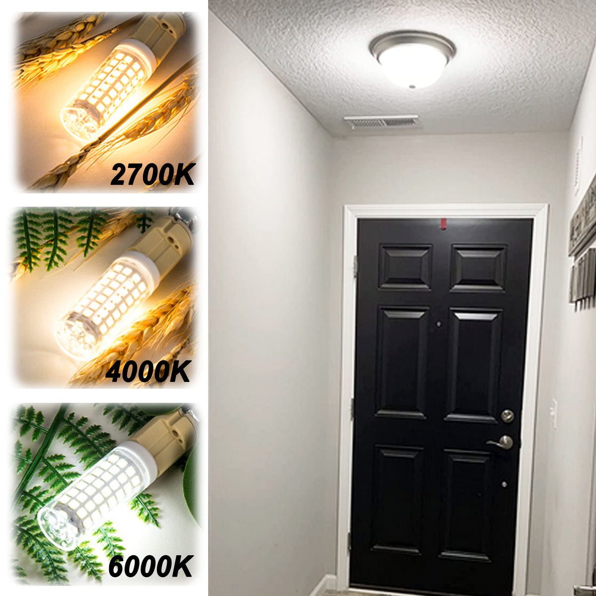 ALIDE E26 corn bulbs indoor use; outdoor needs protected fixture
