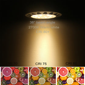 ALIDE aluminum heat sink and dependable driver extend bulb life.