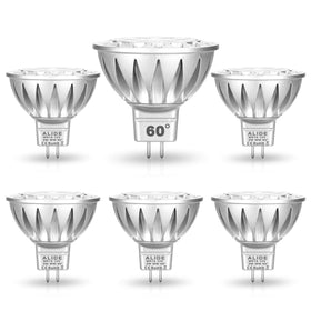 ALIDE MR16 LED bulbs with 60° beam close-up, ideal for track lighting.