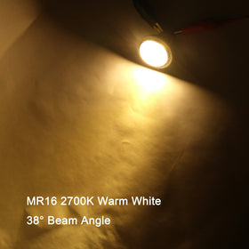 ALIDE MR16 LED bulbs in ceiling recess lights offer bright, stable illumination.