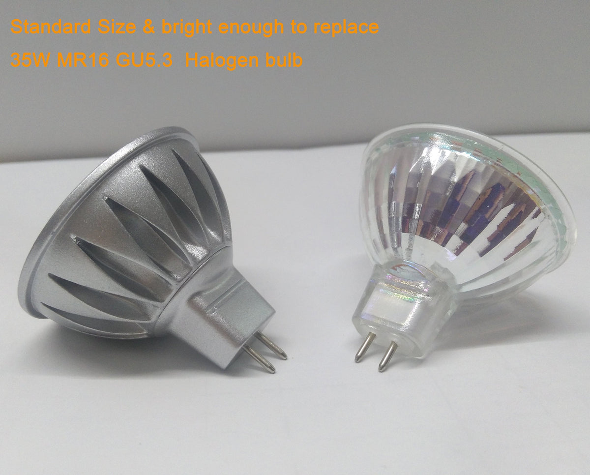 ALIDE MR16 LED bulbs provide 2700K soft warm white glow for cozy indoor lighting.