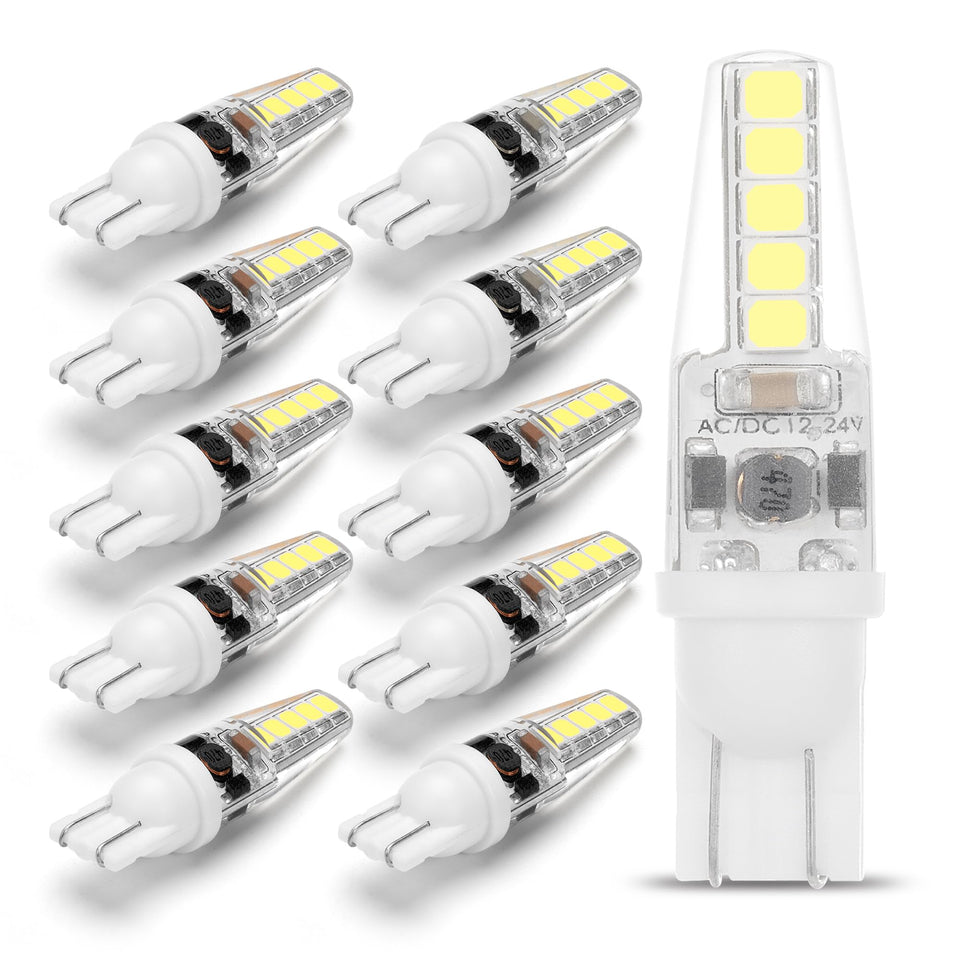 ALIDE T10/T5 LED bulb for dome RV interior lighting with bright 6000K illumination.