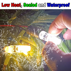ALIDE T10/T5 wedge base bulb for compact fixtures, easy retrofit.