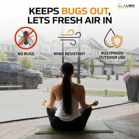 Alien System silicone-wrap protects screens from rust and wear.
