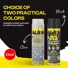 Alien Tape Liquid Sealant Spray provides quick, reliable surface protection.