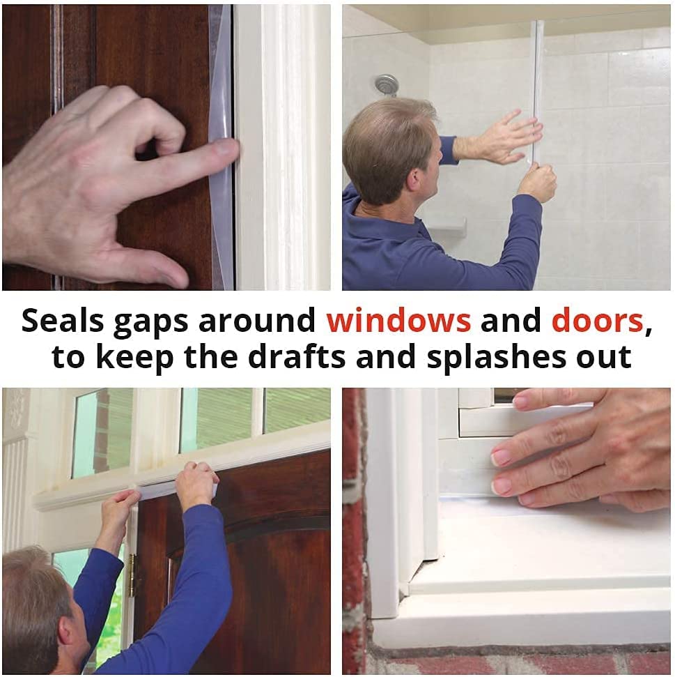 Alien Tape translucent weather strip remains flexible, resisting cracking in cold weather.