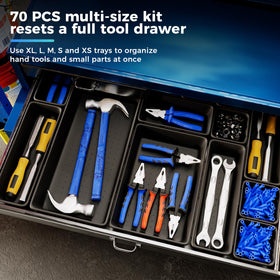 ALIKZO small-parts bin filled with screws and bolts for easy access.
