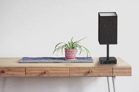 Alimentata bedside lamp arrives with a 5ft cord for convenient reach.