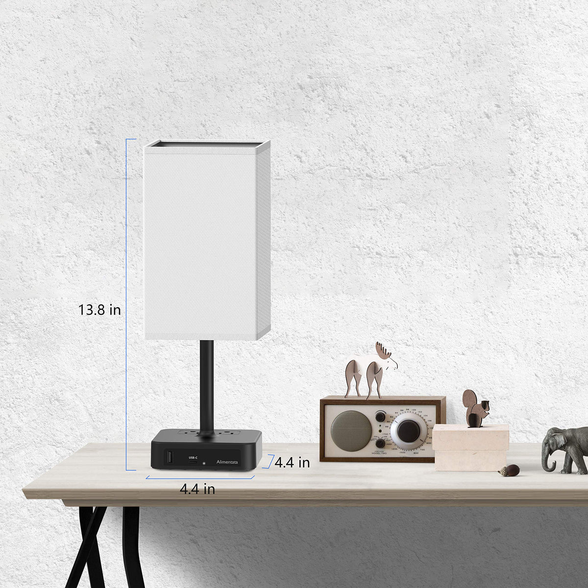 Alimentata safety-certified lamp with sturdy, reliable design