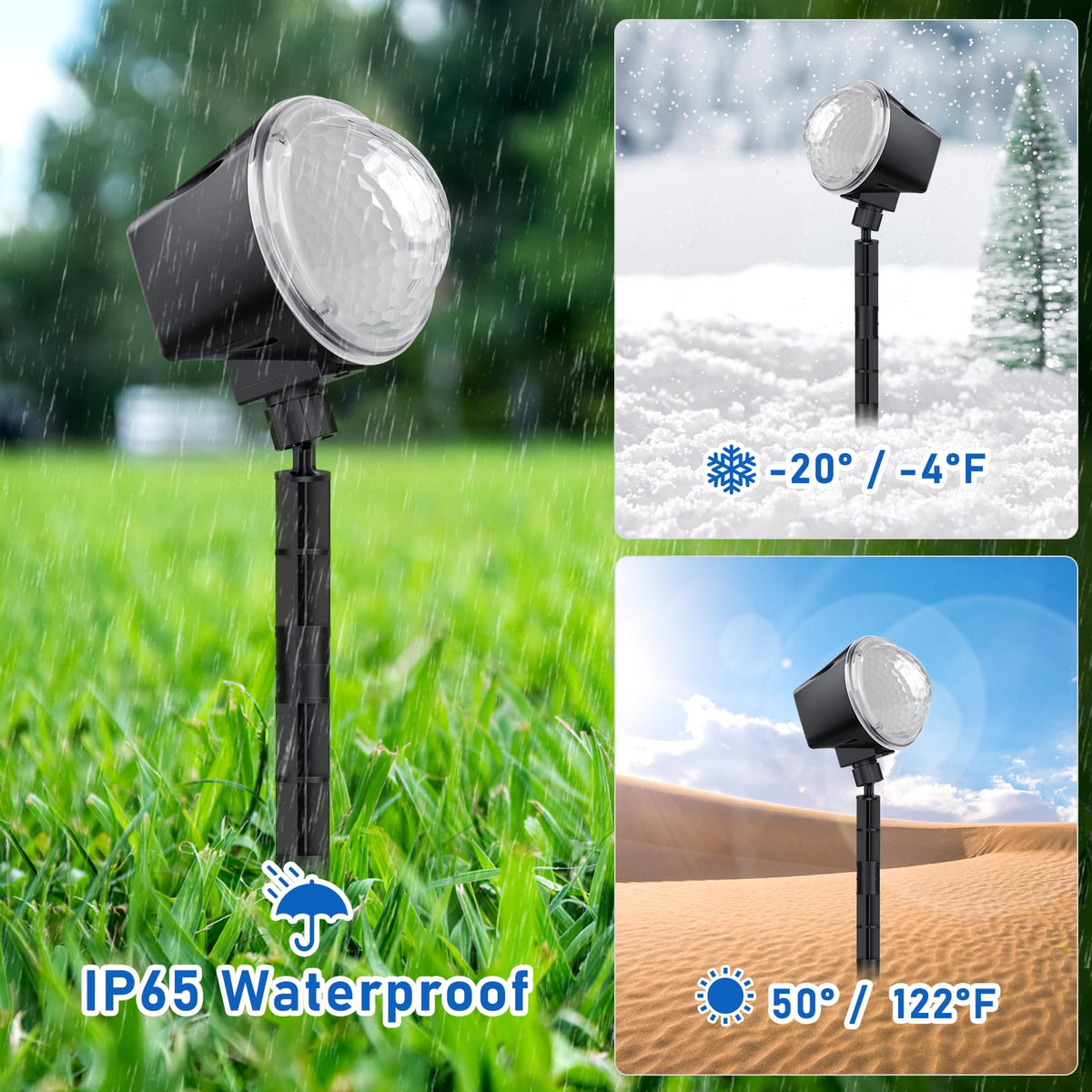 Alinkey energy efficient, quiet operation outdoor projection
