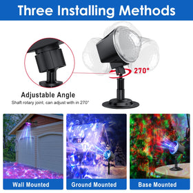 Alinkey IP65 weatherproof outdoor projector withstands rain and sun