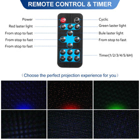 Alinkey IP65 outdoor laser projector withstands rain and sun year-round use