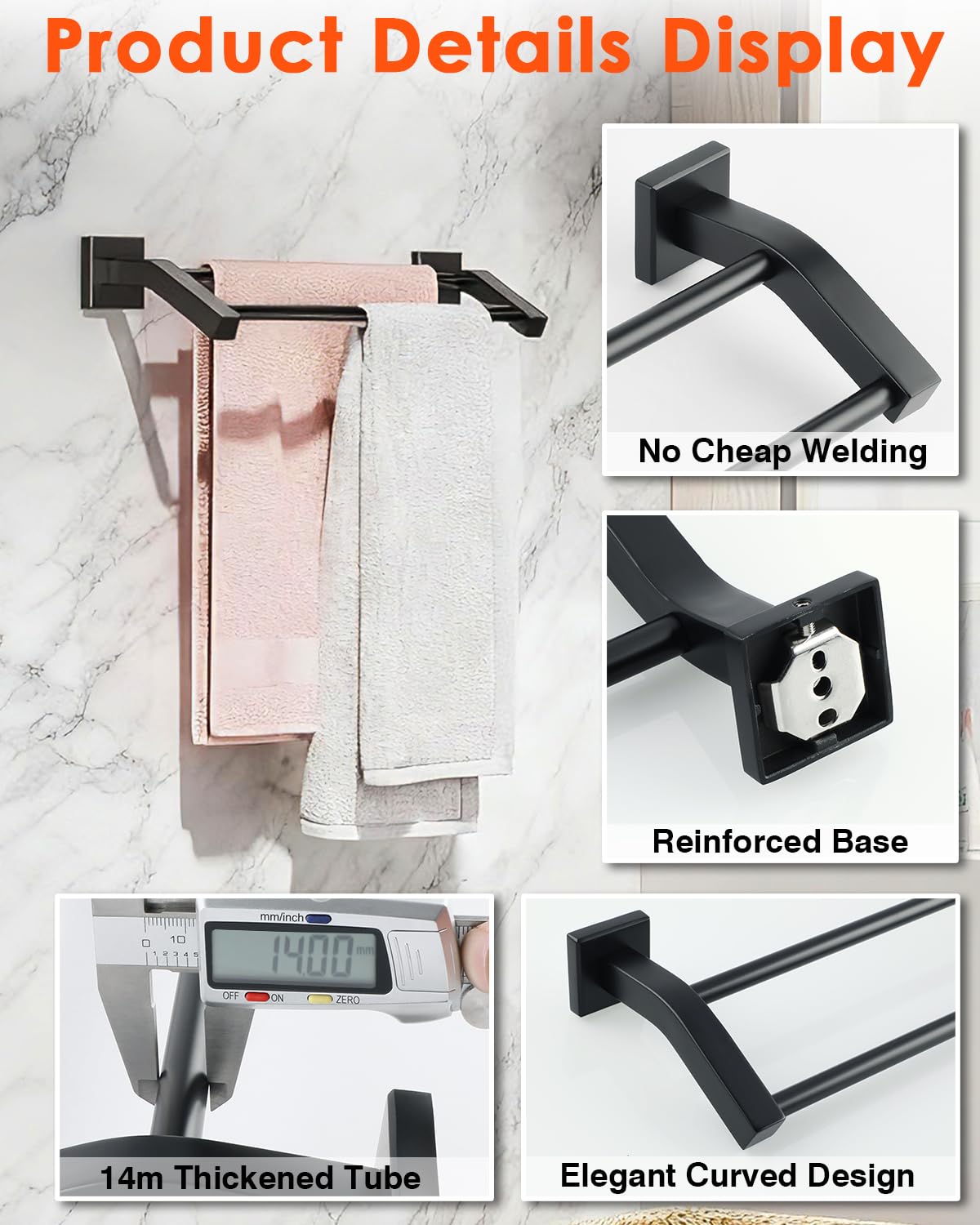 Compact wall mounted design saves space in small bathrooms