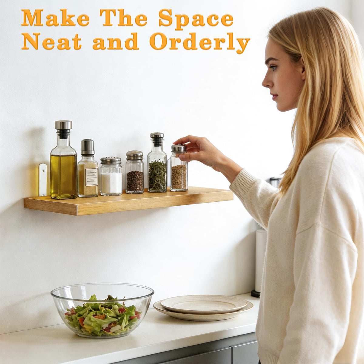 Alise heavy-duty bracket close-up; thickened stainless steel built for durability.