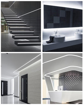 ALITOVE COB LED strip application-mirror-under-cabinet ideal for vanity lighting