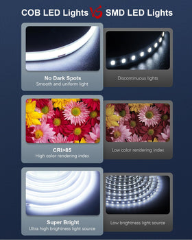 ALITOVE COB LED strip double-layer-pcb for efficient heat management