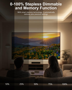 ALITOVE LED strip lights extended USB power cable for flexible placement.