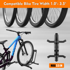 Sturdy ALIXUEQIN bike stand floor keeps heavy bikes balanced during parking