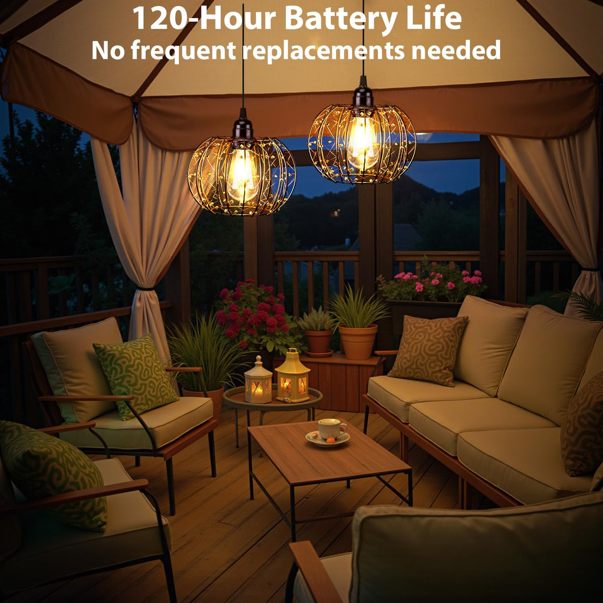 ALL FORTUNE waterproof design withstands outdoor use.