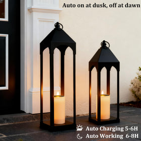 ALL FORTUNE candle flicker mode lantern for soft flame-like ambiance