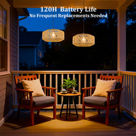 ALL FORTUNE easy setup no wiring outdoor light ready to install