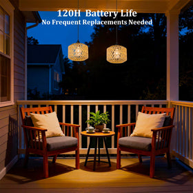 ALL FORTUNE gazebo-friendly lighting adds chic ambience to outdoor gatherings