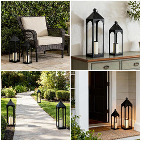 ALL FORTUNE IP65 waterproof lantern ready for weather-resistant porch lighting