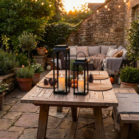 ALL FORTUNE 18-inch lanterns offer safe glass-free design for homes