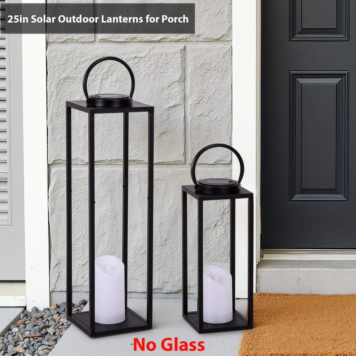 All Fortune lantern displaying three modes for versatile outdoor lighting options