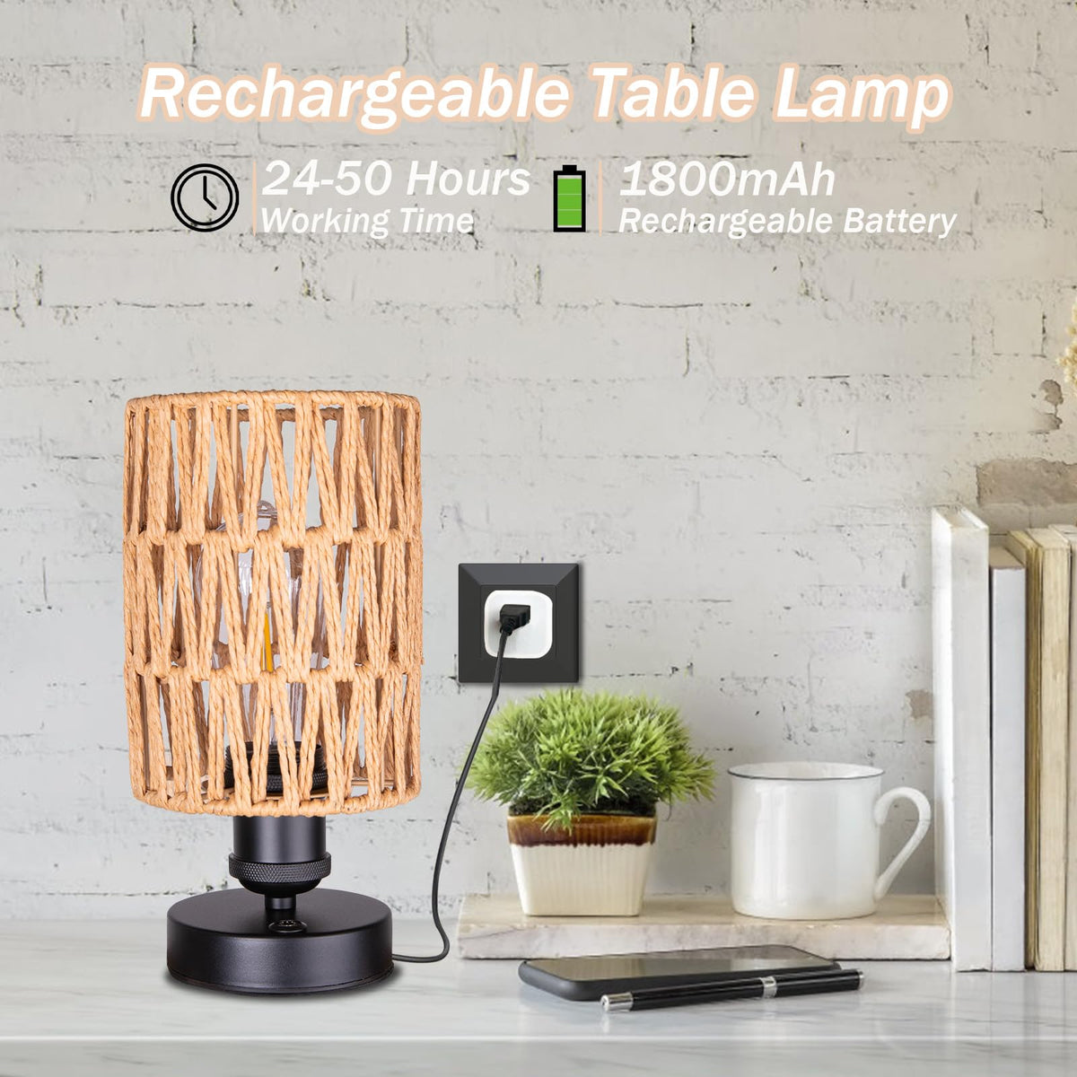 All Fortune universal design beige table lamp blends with décor