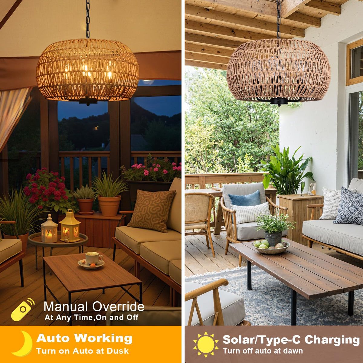 All Fortune weatherproof outdoor chandelier withstands rain and sun