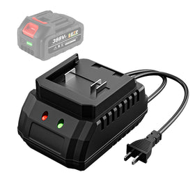 ALLEN ADMONDS 21V charger front view with status LED for effortless monitoring.