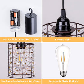 ALL FORTUNE replaceable ABS bulbs provide long-lasting performance for outdoor use.