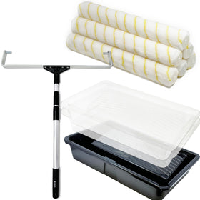 Allgala 18-inch roller cover for shedless, lint-free wall finishes.