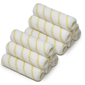 Allgala paint roller covers 9-inch 12-pack for smooth to semi-smooth surfaces, delivering even coats.