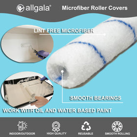 Allgala premium microfiber sleeve sheds no lint for a clean finish.