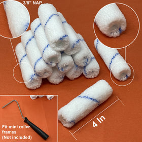 Allgala 4-inch trim and cabinet painting setup for precise lines.