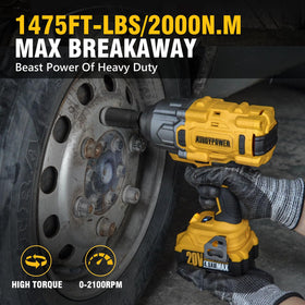Three speed control on ALLOYPOWER wrench for precise tasks