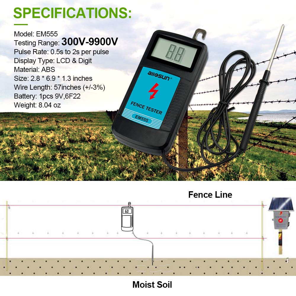 allsun rugged fence tester built for demanding farm conditions