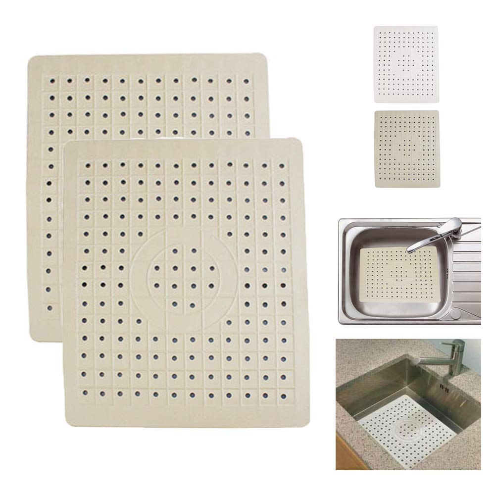 AllTopBargains anti-slip pad protects sink from chips and scuffs.