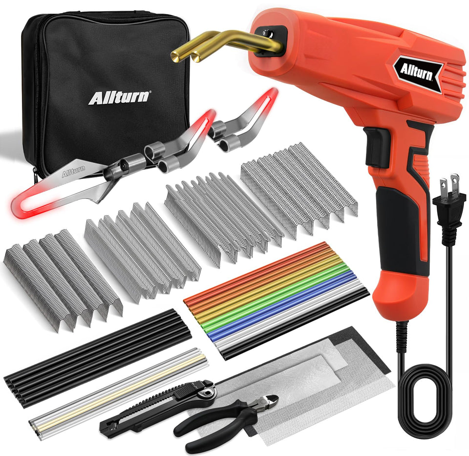 Allturn Plastic Welder 2-in-1 weld gun for quick DIY repairs.